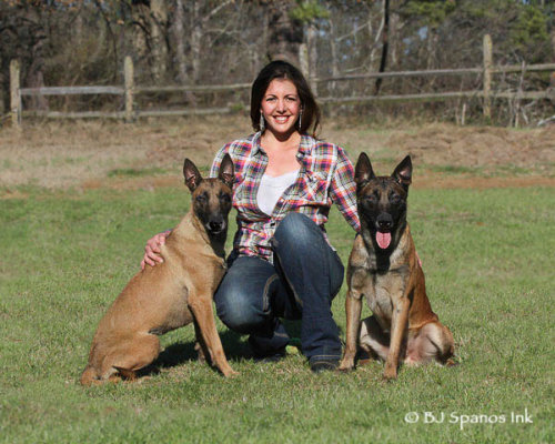 Tyler Peabody and Two Dogs